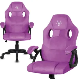 fotel-gamingowy-obrotowy-gracza-welur-fiolet-krzeslo-do-biurka-oddychajacy