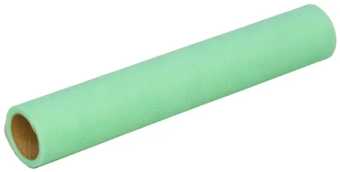 MIĘTOWY TIUL DEKORACYJNY 30CM NA ROLCE 9,1m DEKORACJA NA STÓŁ MIĘTA WESELE