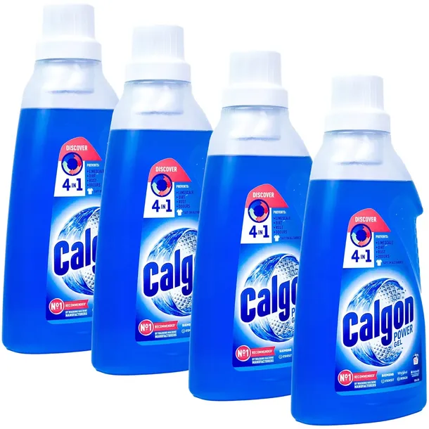 Calgon 4w1 Żel Odkamieniacz Zmiękczacz 4x750ml
