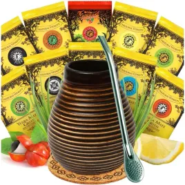 zestaw-startowy-yerba-mate-green-500g-tykwa-miodowa-bombilla-10x50g