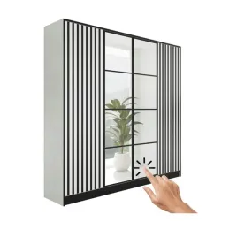 szafa-czterodrzwiowa-z-lustrem-wzor-3-costa-4d-biala