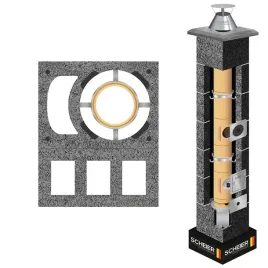 komin-systemowy-scheier-turbo-11m-fi-100-gaz-olej