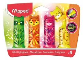 zakreslacz-fluo-peps-pocket-mini-friends-mix-4-kolory