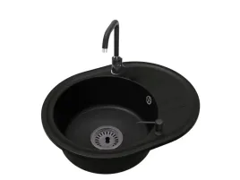 kuchenny-zlewozmywak-jednokomorowy-bella-syfon-czarny-bateria-steel-doz