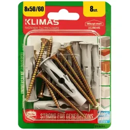 kolki-uniwersalne-8x60-z-wkretem-z-lbem-stozkowym-pz2-blister-8szt-klimas