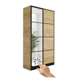 szafa-dwudrzwiowa-z-lustrem-wzor-2-costa-2d-dab-craft-zloty
