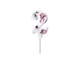 swieczka-urodzinowa-cyfra-2-biala-z-platkami-kwiatow-8-cm