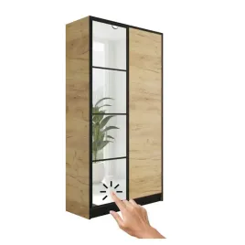 szafa-dwudrzwiowa-z-lustrem-wzor-1-costa-2d-dab-craft-zloty