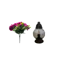 znicz-kula-duza-znicze-lampion-na-grob-wklad-fotowoltaiczny-bukiet