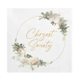 serwetki-chrzest-kwiatki-bialo-zlote