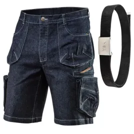 neo-krotkie-spodenki-meskie-robocze-z-paskiem-denim-jeans-stretch-mocne