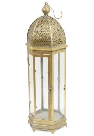 metalowy-lampion-zloty-dekoracja