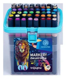 markery-trojkatne-dwustronne-48-kol-astra