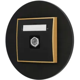 gniazdo-antenowe-1x-z-ramka-okragla-seria-mini-kolor-czarny-zloty
