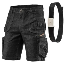 neo-krotkie-spodenki-meskie-robocze-z-paskiem-denim-jeans-stretch-mocne