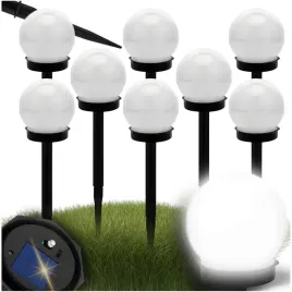 8x-lampa-kula-solarna-led-ogrodowa-biala-wbijana-lampki-34-cm-kule-solarne
