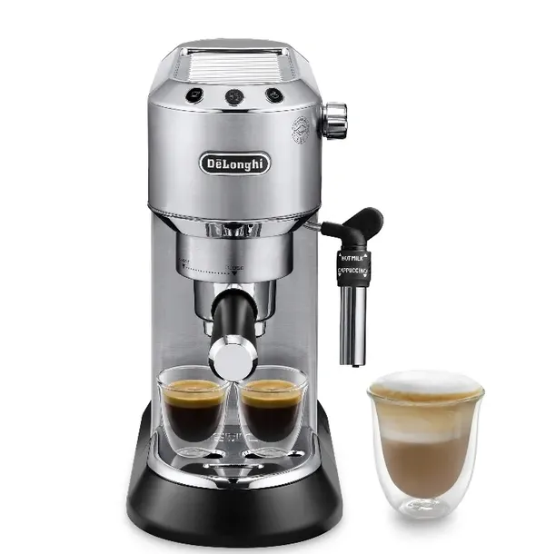 Ekspres kolbowy ciśnieniowy do kawy DeLonghi EC685.M SREBRNY