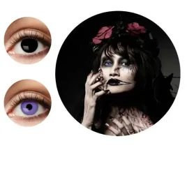 soczewki-kwartalne-duo-czarna-wiedzma-fioletowy-halloween