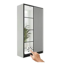 szafa-dwudrzwiowa-z-lustrem-wzor-3-costa-2d-biala