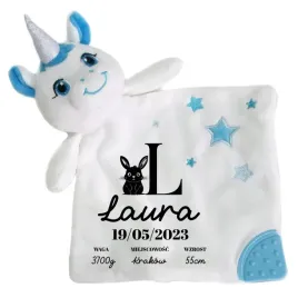 kocyk-przytulanka-mis-jednorozec-prezent-urodziny-chrzest-metryczka-imie