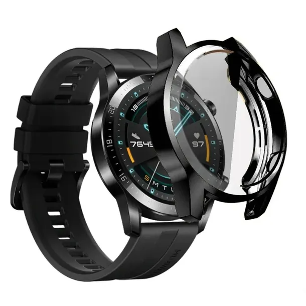 CASE ETUI 2w1 DO HUAWEI WATCH GT 2 46MM CZARNE