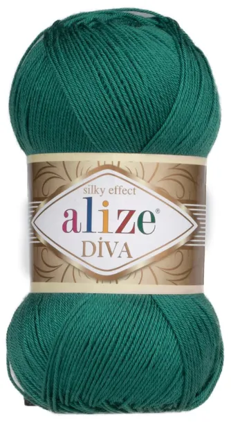 Włóczka Alize Diva - 453 MORSKI - 350m / 100g 100% Mikroakryl