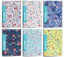 zeszyt-a4-48k-kratka-be-more-flor-10szt