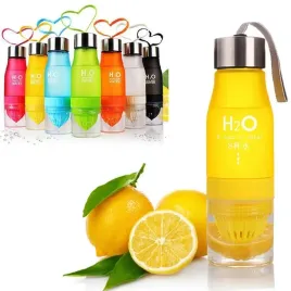 butelka-bidon-na-wode-z-wyciskarka-650ml-zolty-kolor