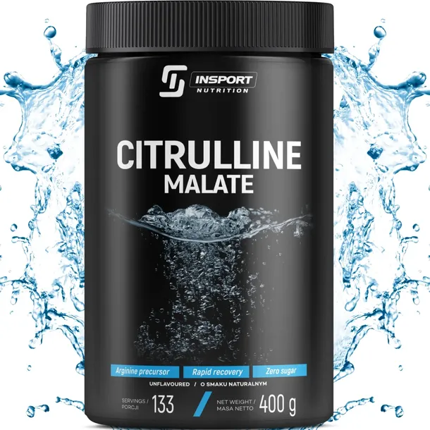 JABŁCZAN CYTRULINY CYTRULINA 400g CITRULLINE MALATE PURE | INSPORT