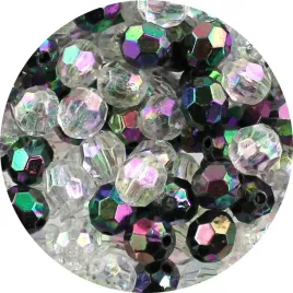 koraliki-szlifowane-opalizujace-blyszczace-akryl-mix-biale-czarne-8mm-50szt