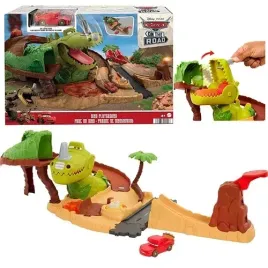 disney-auta-cars-on-the-road-plac-zabaw-dino-jaskiniowiec-zygzak-mattel