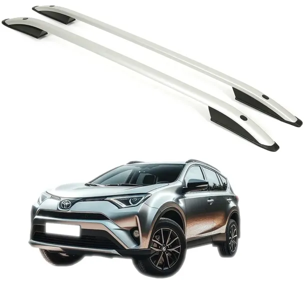 Relingi dachowe TOYOTA RAV4 SUV OD 2013 DO 2019 SREBRNE