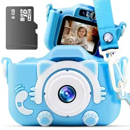 kamera-dla-dzieci-aparat-fotograficzny-kotek-karta-8gb-smycz-zestaw