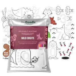 hey-doodle-sensoryczna-mata-silikonowa-do-kolorowania-a3-dzikie-cyferki