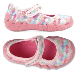 kapcie-dzieciece-sandalki-befado-speedy-na-rzepy-syrenka-rozowe-r-20