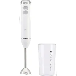 bialy-blender-reczny-z-przezroczysta-miarka-rozne-tryby-predkosci-600-w