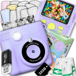 aparat-natychmiastowy-cyfrowy-dla-dzieci-z-drukarka-karta-32gb-14-rolek