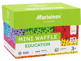 marioinex-zestaw-edu-klocki-mini-waffle-500-elementow-28-kart-pracy