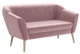 sofa-rozowa-2-osobowa-skandynawska-bezowa-140-cm-na-nozkach-do-salonu