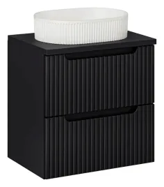 czarna-szafka-lazienkowa-z-umywalka-60-cm-wiszaca-2-szuflady-ryfle-front