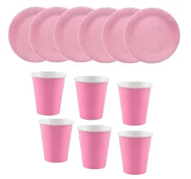 komplet-rozowe-talerzyki-i-kubeczki-papierowe-jednorazowe-na-6-osob