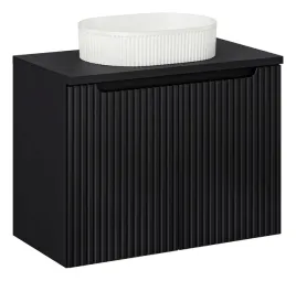 czarna-szafka-lazienkowa-z-umywalka-80-cm-wiszaca-2-drzwi-ryflowany-front