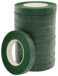 10-x-florystyczna-tasma-maskujaca-ciemnozielona-12mm-25m-10-sztuk-bukiety