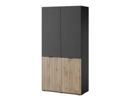 szafa-sandbox-sentino-uchylna-100cm-elegancka-ryflowana-czarna-dab-wotan