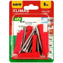 kolki-uniwersalne-8x60-z-lbem-stozkowym-pz2-blister-8szt-klimas