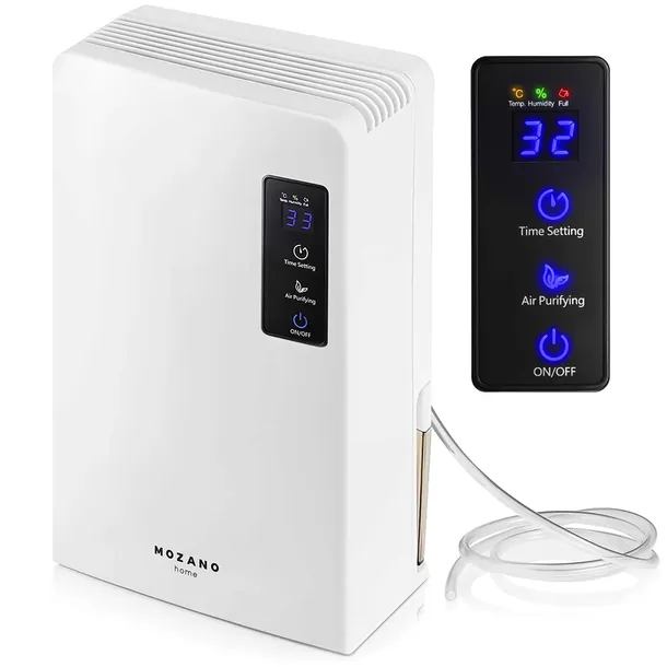 DUŻY OSUSZACZ POWIETRZA POCHŁANIACZ WILGOCI OCZYSZCZACZ 90W 2200ml UV+TIO2