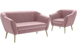 meble-do-salonu-rozowe-sofa-z-fotelem-2-1-na-drewnianych-nozkach-dima