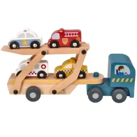 adam-toys-drewniana-laweta-z-autkami-ratunkowymi