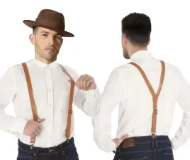 gangster-retro-zestaw-kapelusz-szelki-brazowe-25cm-skora-eko-skorzane