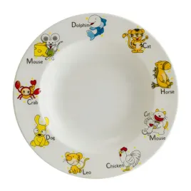 talerz-gleboki-dzieciecy-23cm-300ml-wzory-zwierzat-zestaw-12x-bonna